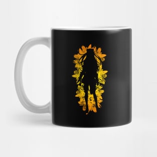 Shield - Orange Flowers style Mug